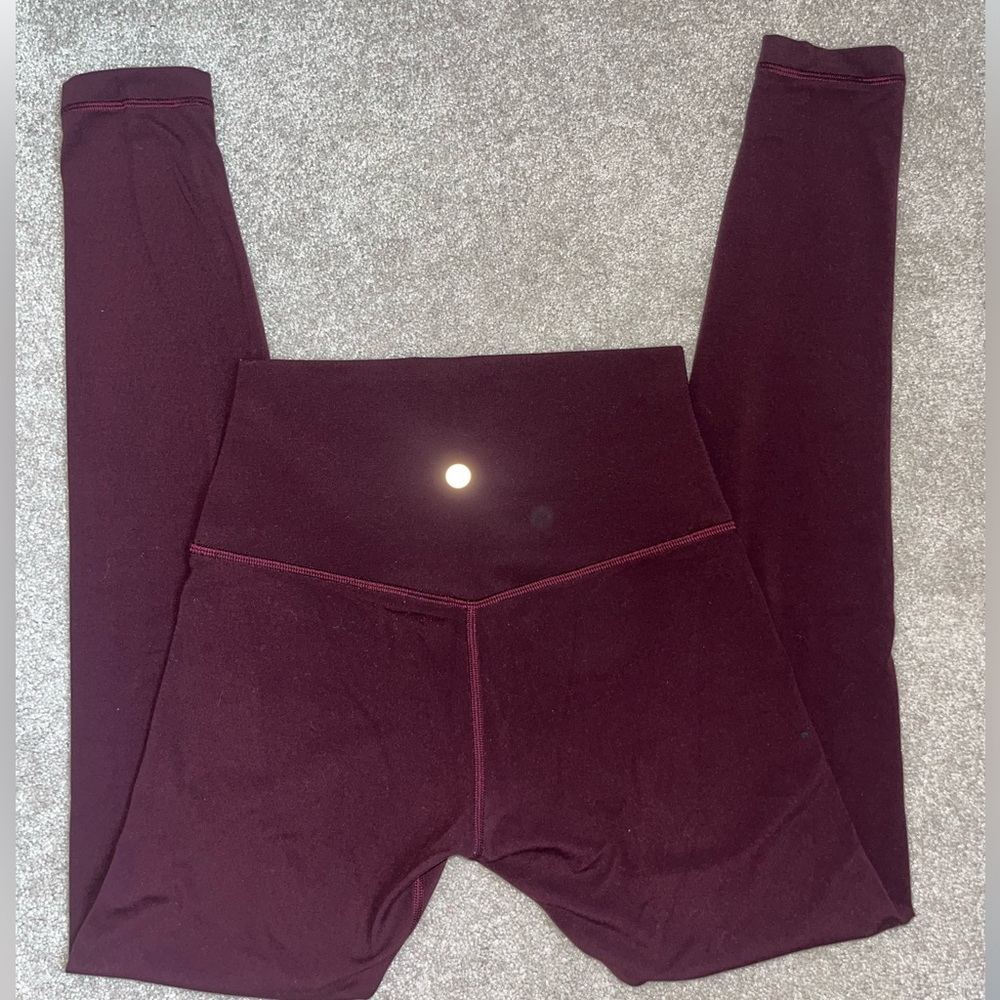28” wine Lululemon Align Leggings
